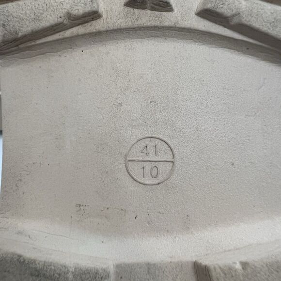 Free People Karlie Clogs Size 10 Sand Dune Rubber Buckle Chunky Platform Mules - Picture 8 of 8